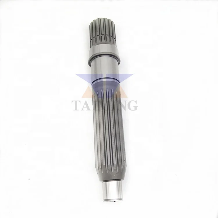 Excavator Hydraulic Pump Parts Drive shaft M5X250 18T For SANY SY485 SY550 XCMG550 VOLVO950 Crawler Excavator