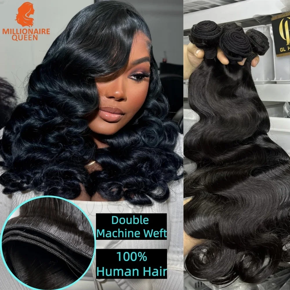 12A مزدوجة تعادل الفيتنامية الجسم موجة ملحقات 100% شعر بشري لعذراء جودة حزم التخليص بيع العناصر المليونير الملكة