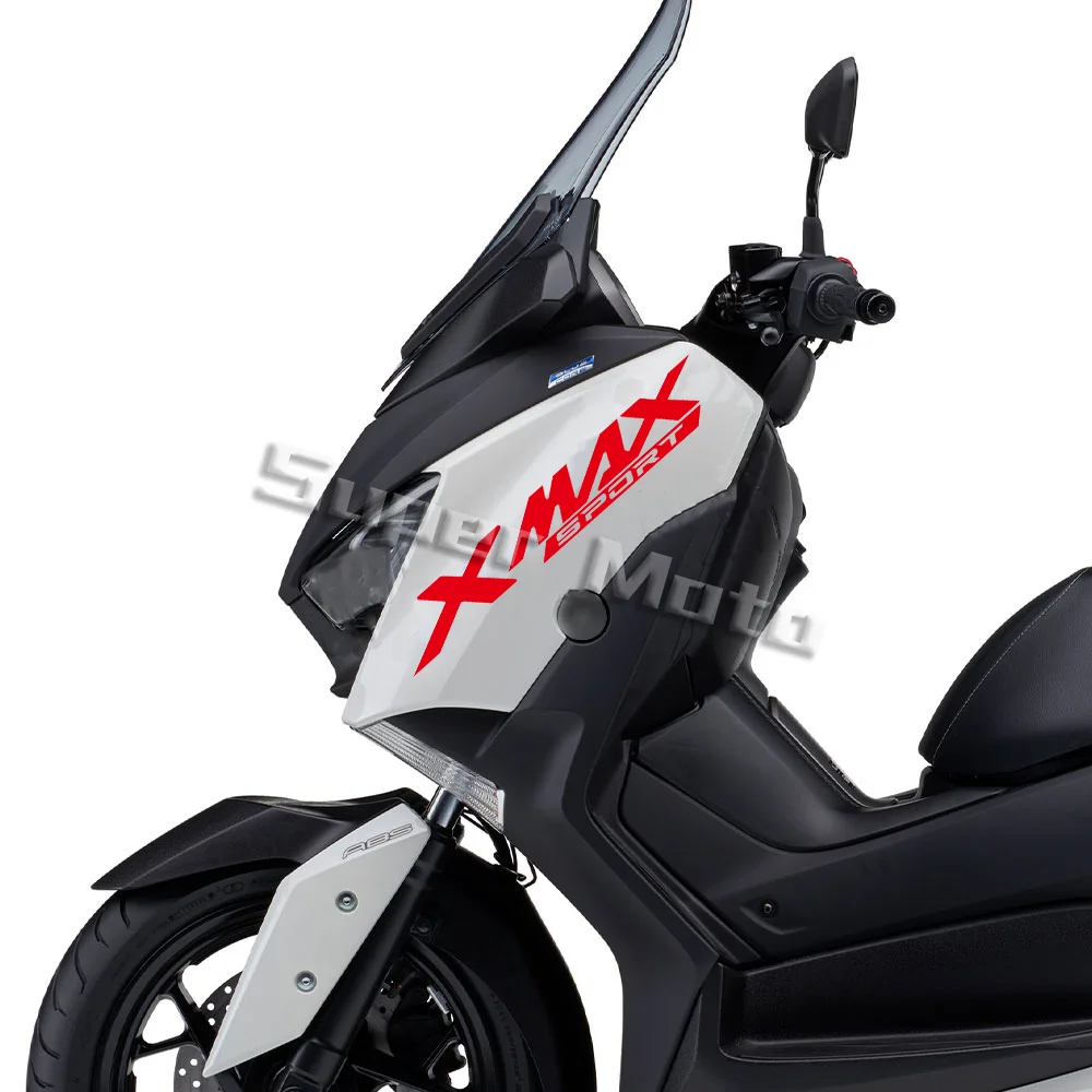 For Xmax 125 150 250 300 400 XMAX 400 xmax Motorcycle Accessories Scooter Front Side Strip fairing Stickers Waterproof Decals