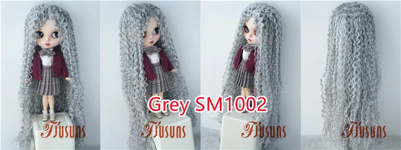 JD220 1/6 1/4 1/3 1/12 Blythes Extremely Long Curly Fashion Synthetic Mohair BJD Wig YOSD MSD SD Doll Accessories