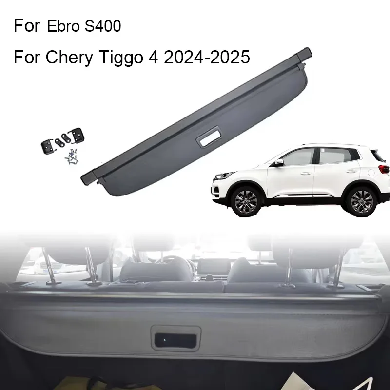 

Trunk Curtain Cover Organizer For Ebro S400 For Chery Tiggo 4 2024-2025 Rear Rack Partition Shelter Shield Shade Storage