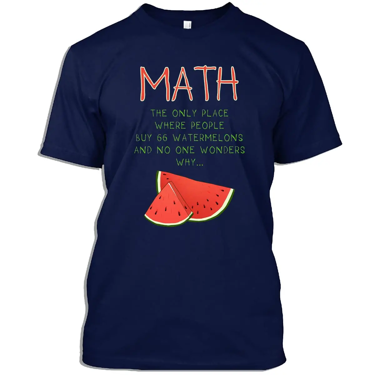 Math Lovers Tshirt  Watermelons ematics Calculation Gift T-Shirt for Men Women Graphic Y2K oversizedAnime  T-shir