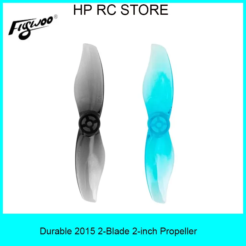 Gemfan Durable 2015 مروحة 2 بوصة ذات شفرات (مجموعة من 8) - عمود 1.5 مم، مناسبة لطائرات بدون طيار FPV الصغيرة