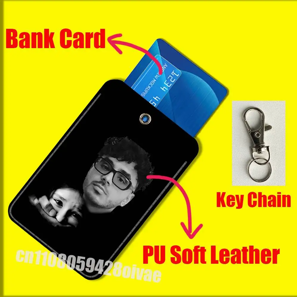 

For ID Clips Credit Bank Bag Work Card Holder Cover Pocket Decoration Keychain A-Alvaro D-Diaz SAYONARA Felicilandia