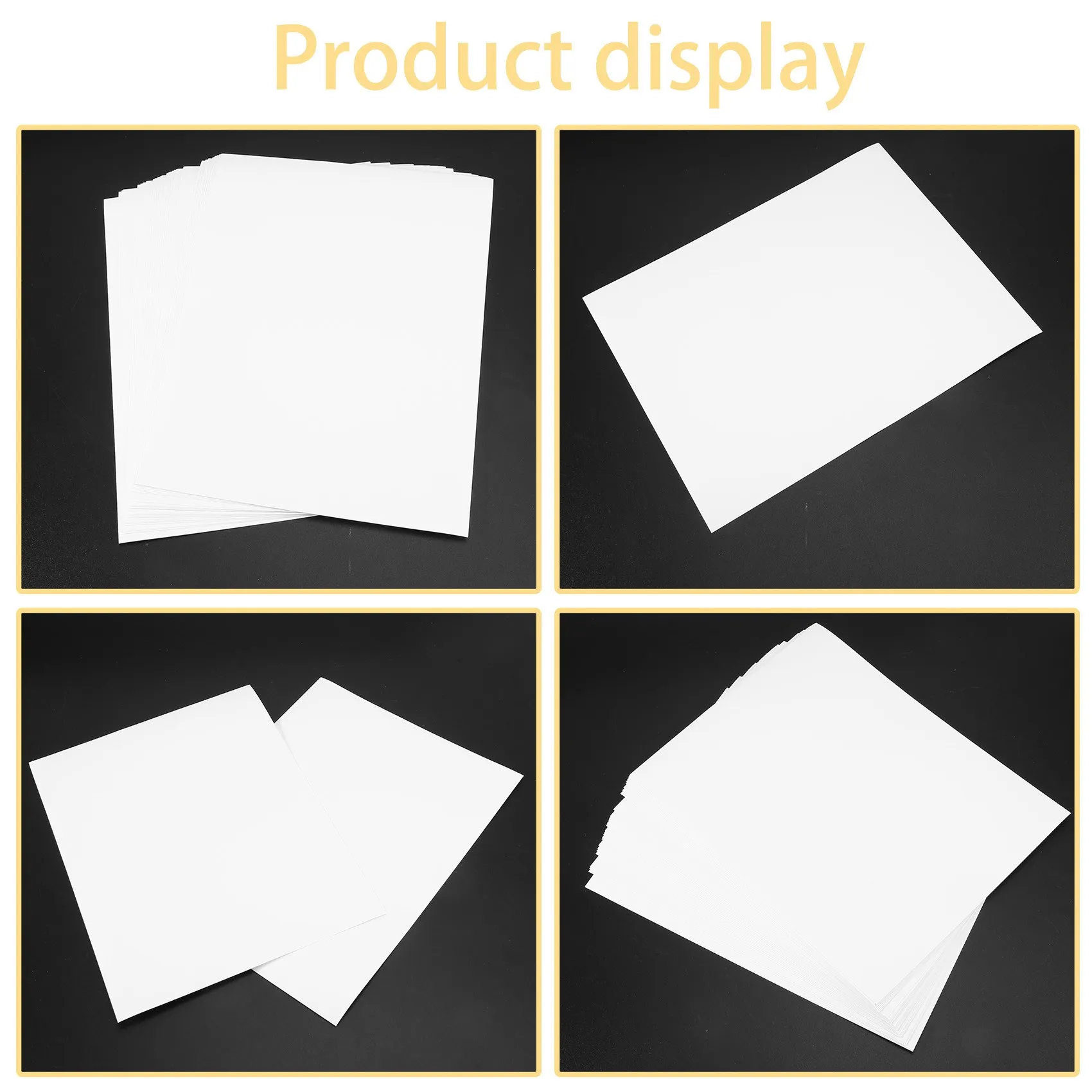 AC57-Premium Printable Waterproof Vinyl Sticker Paper For Inkjet And Printer 210X280mm 30 Sheets Matte White Decal Paper