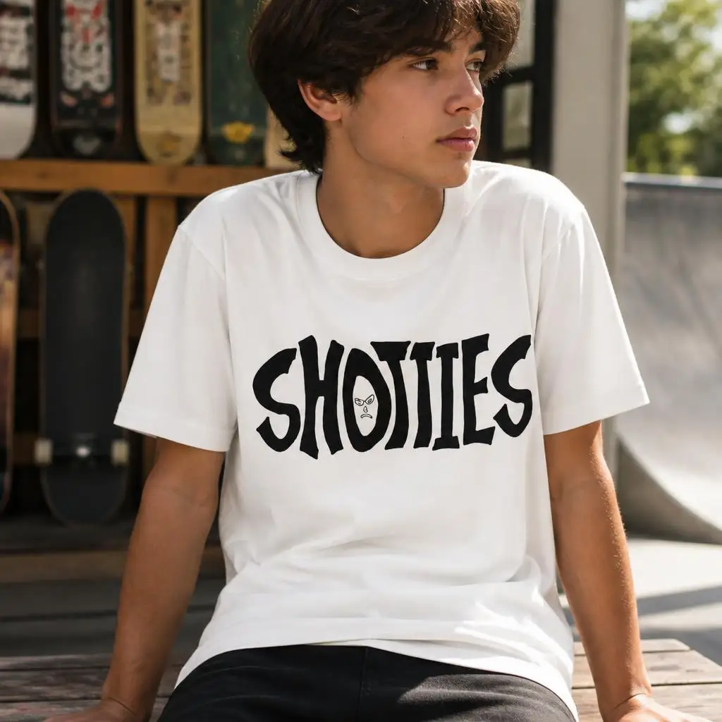 Lngshots Shotties Herren T-Shirt 100% Baumwolle Kleidung Lustiges Kurzarm-T-Shirt Geschenk T-Shirts – Detail 2