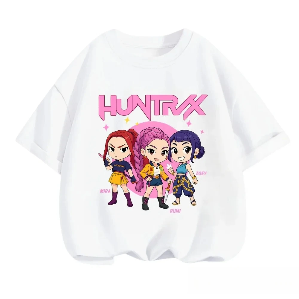2026 Summer Casual Fashion T-shirt Children's Anime Clothing