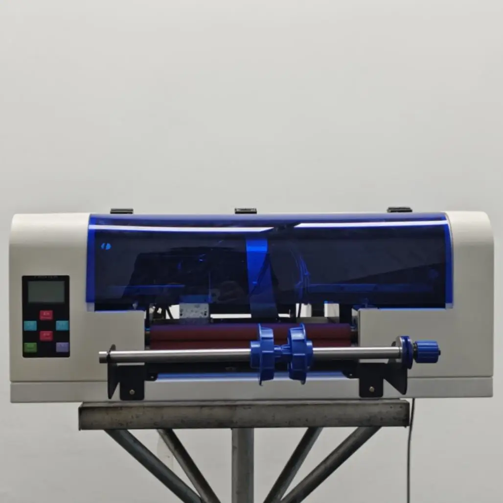 Cheap A3 Desktop Small Uv Dtf Printer 30cm Crystal Label Inkjet Printer for Various Industries [AB Film+Ink]