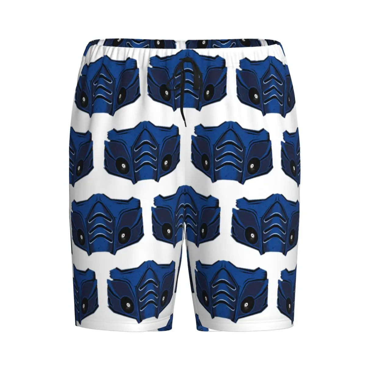 

Мужские пижамные штаны Custom Mortal Kombat Sub-Zero, шорты для сна, домашняя одежда, нижняя часть комплекта для сна