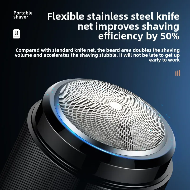 USB 남성용 미니 전기 면도기, 습식 및 건식 이중 용도 충전식 자동차 면도기, 가정용 여행용 휴대용 면도기