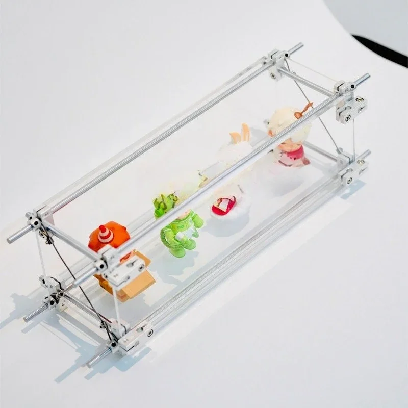 Optical axis acrylic rack, display rack, stainless steel storage cup holder