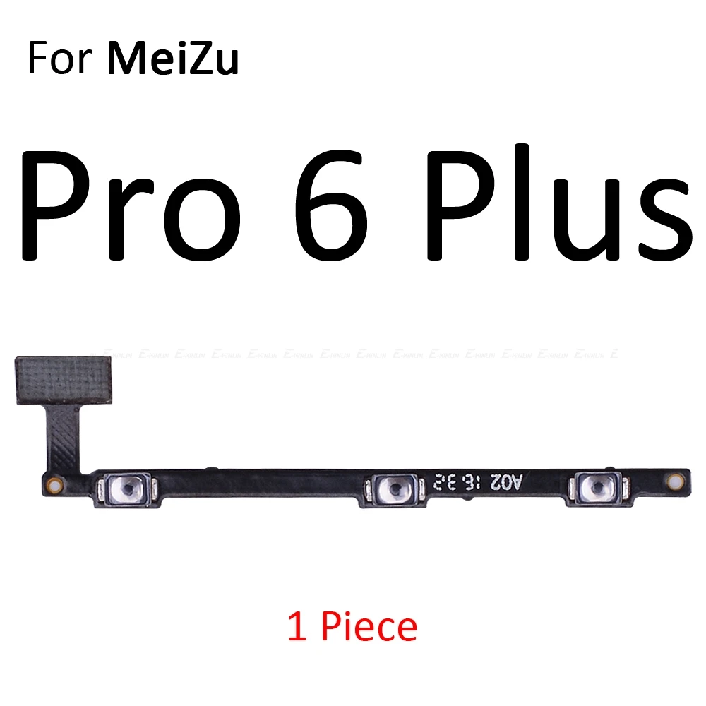 Power On Off Button Volume Switch Key Control Flex Cable Ribbon For MeiZu 16 X8 M8 Lite U20 U10 Pro 7 6 Plus Repair Part