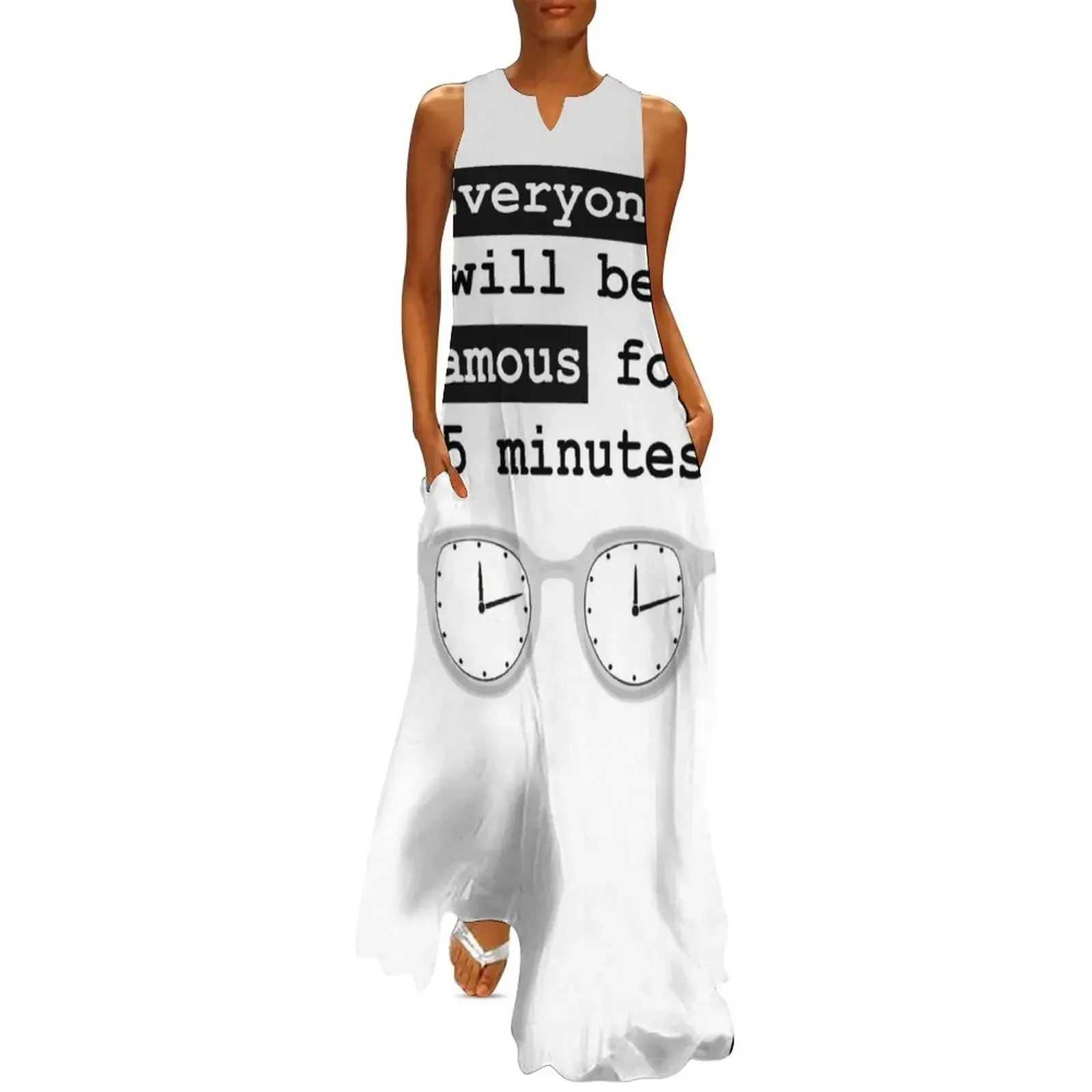 

Andy Warhol quote - Everyone will be famous Long Dress dresses for special events womans clothing summer dresses Dress