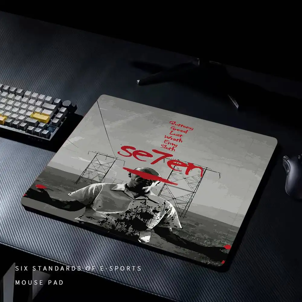 Seven 1995 Movie mouse pad small size creative table mat coaster game mouse pad desk mouse accessories square carpet