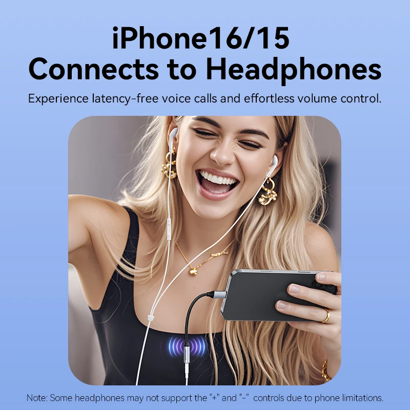 Vention USB Type C to 3.5mm DAC Chip Earphone Adapter USB C to 3.5 Aux Cable for PC for iPhone 16 Pro Max Macbook Samsung Galaxy