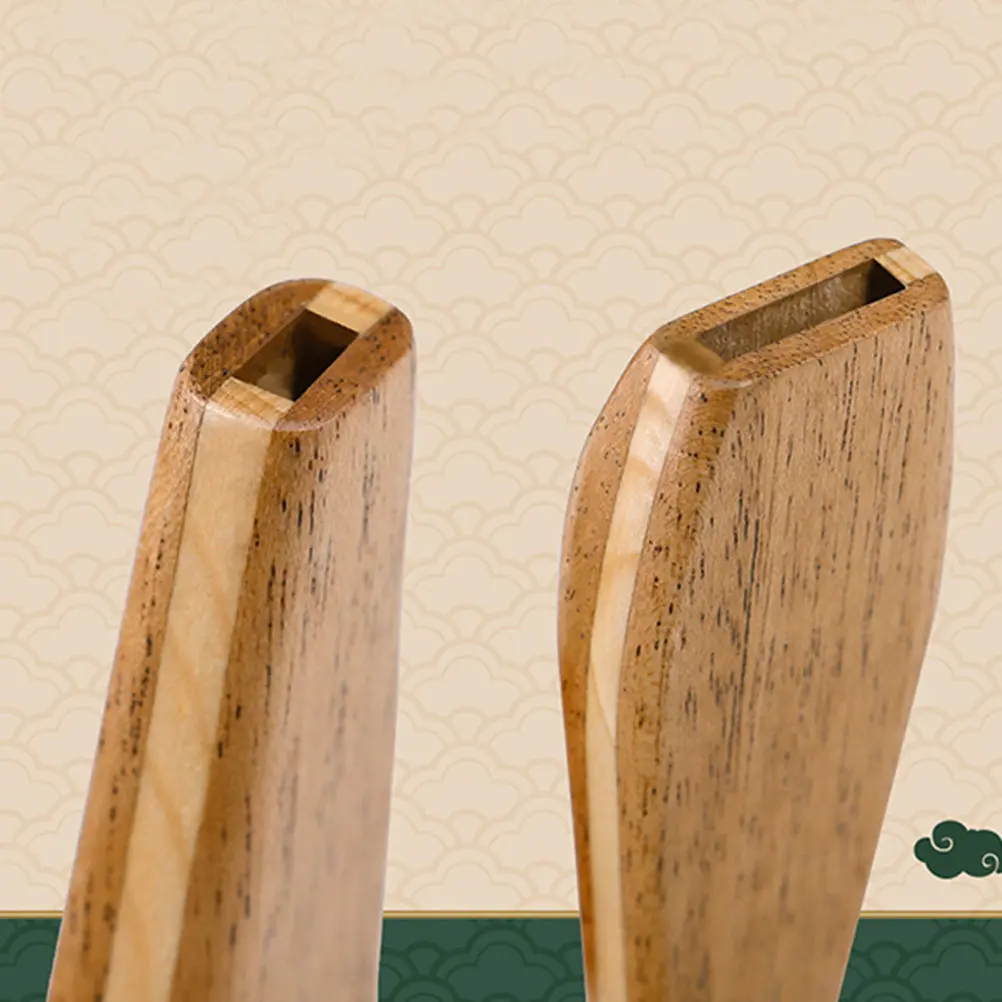 1 Juego de Kazoo de madera de primera calidad, instrumento musical portátil fácil de aprender para niños y adultos, Kazoo para principiantes