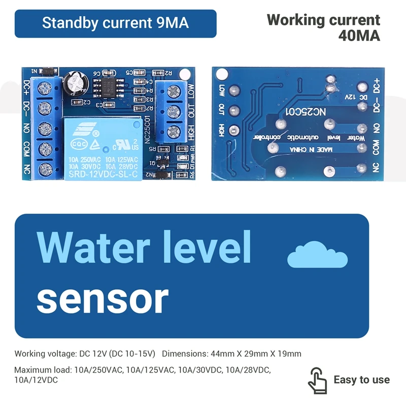 2 In 1 Pump Pour Water Automatic Controller DC12V Liquid Level Sensor Switch Relay Module For Motor Fish Tank Waterhouse