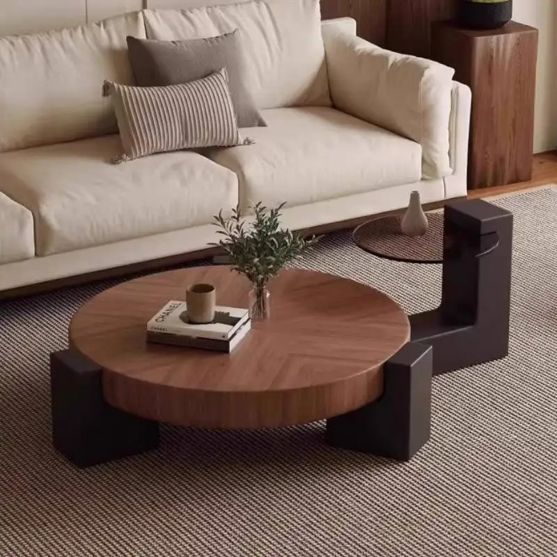 

Brown Wooden Coffee Tables Business Decoration Vintage Japanese Coffee Tables Low Nordic Modern Salontafel Furniture Home