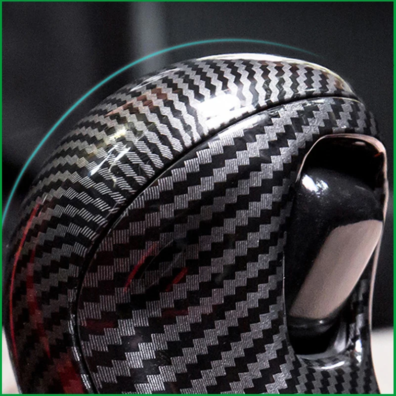 

Car Styling Interior Gear Shift Lever Knob Handbrake Cover Sticker Trim For Honda Jazz Fit GK5 AT 2015-2018Auto Parts