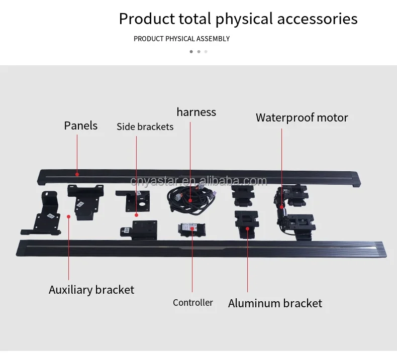 Intelligent electric side step electric Running Board Aluminum Electric Side Step for 10-13 Land  Rover Discovery 4