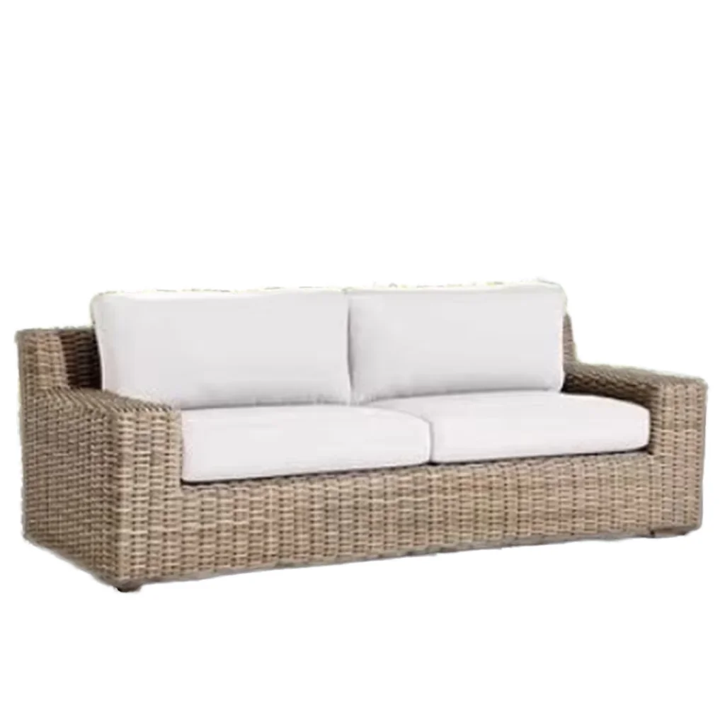 Patio Furniture Set Waterproof PE Wicker Outdoor Backyard Rattan Garden Sofa  Aluminum Frame Park Modular Sectional Couch image 6