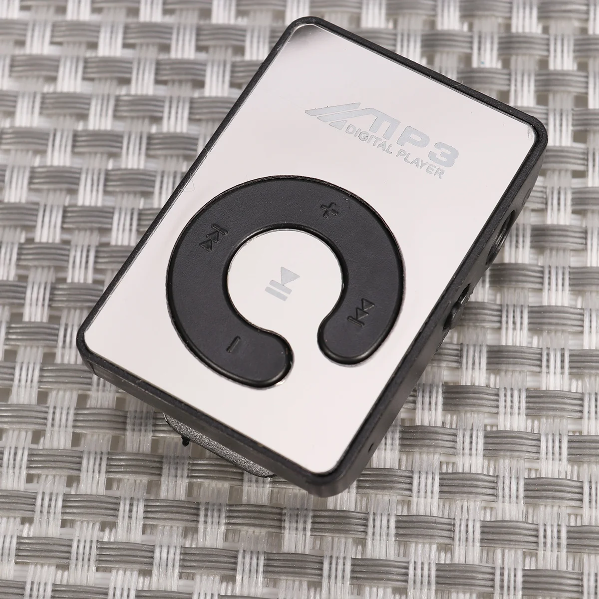 

Mini Music Support Clip Portable Clip Usb Charging Flash Drive Mini Mp3 Player Mp3 Player With Mirror Function Black