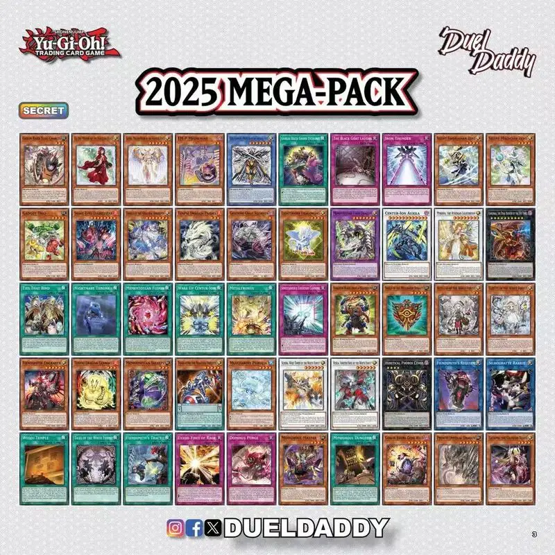 Originales offizielles Kartenspiel: Duel Monsters OCG TCG Mp25 Mega Tin Sammelkartenspielzeug Anime-Figuren Kindergeburtstagsgeschenke auf Lager