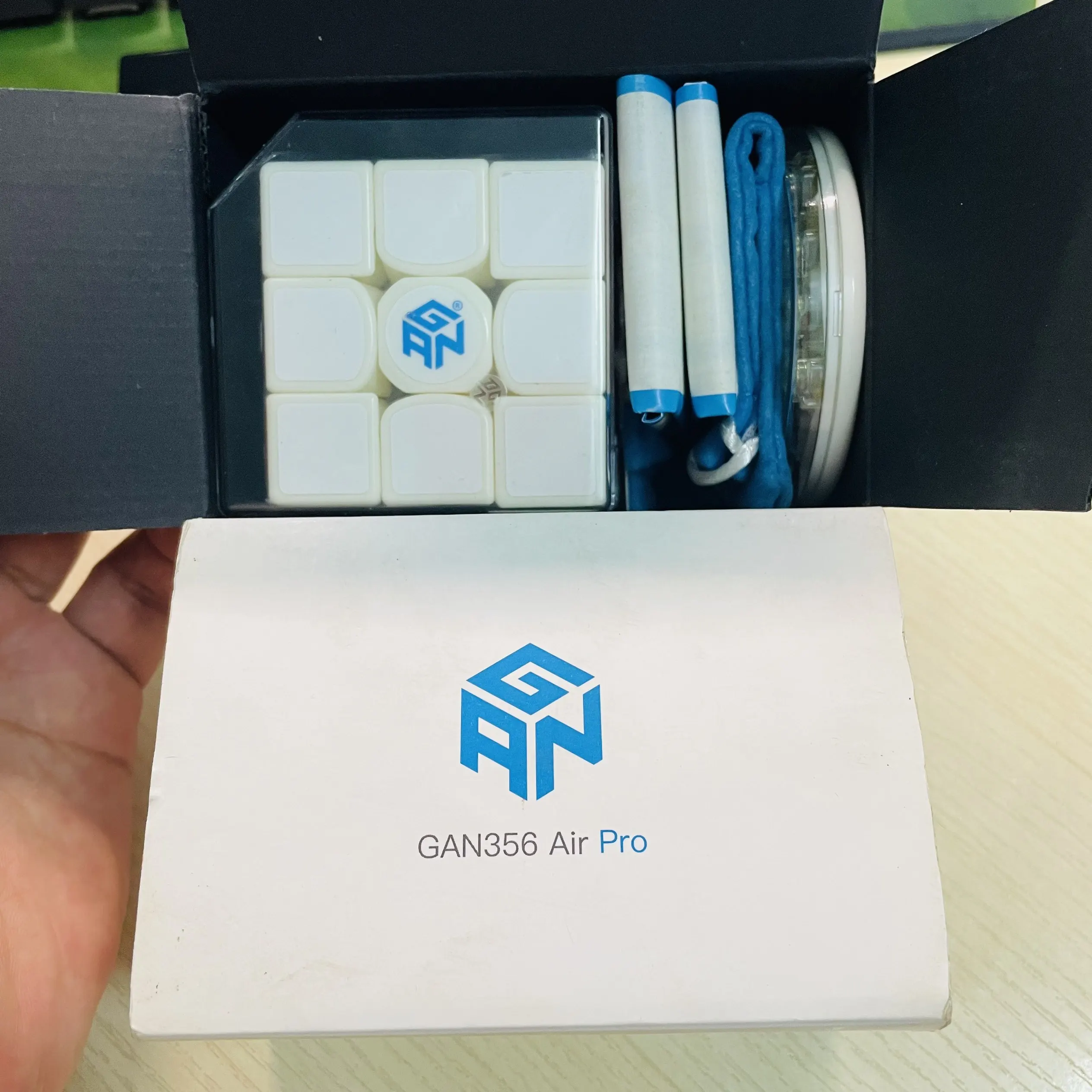2018 Gan356 Air Pro Black Whit - Puzzle Blank White review and price