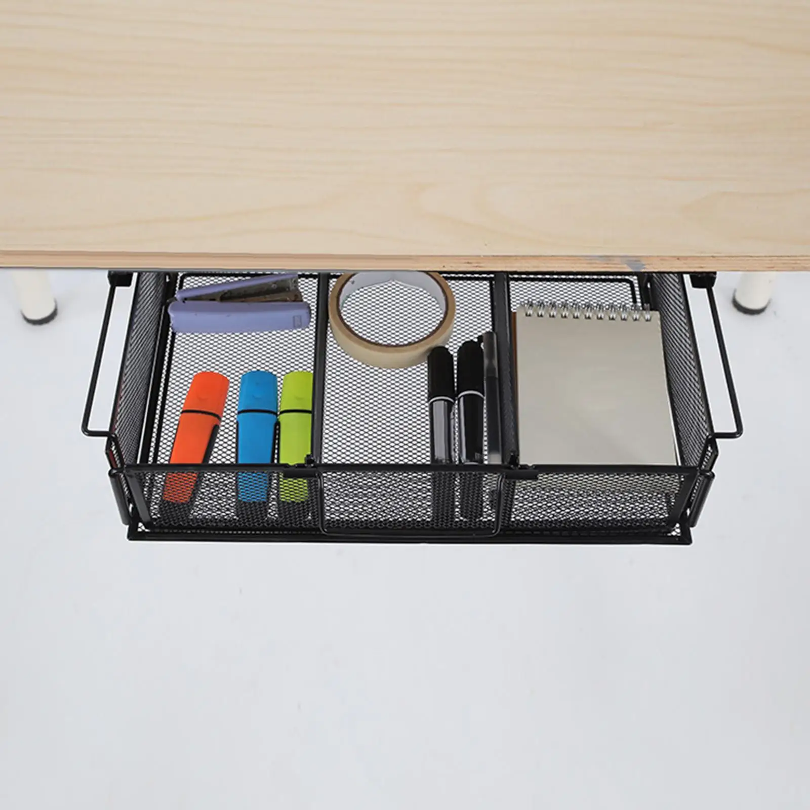 Easy Install Under Desk Drawer Basket Best Solution For Maximizing Space In Home Office Environments Study Rooms . Homes