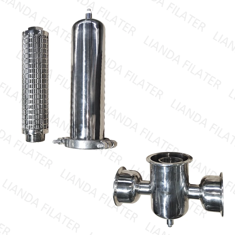 

HOTLIANDA Stainless Steel 10" Single Micro Pleated Filter Housing for High Flow Filter Housing and Sea Water Desalination