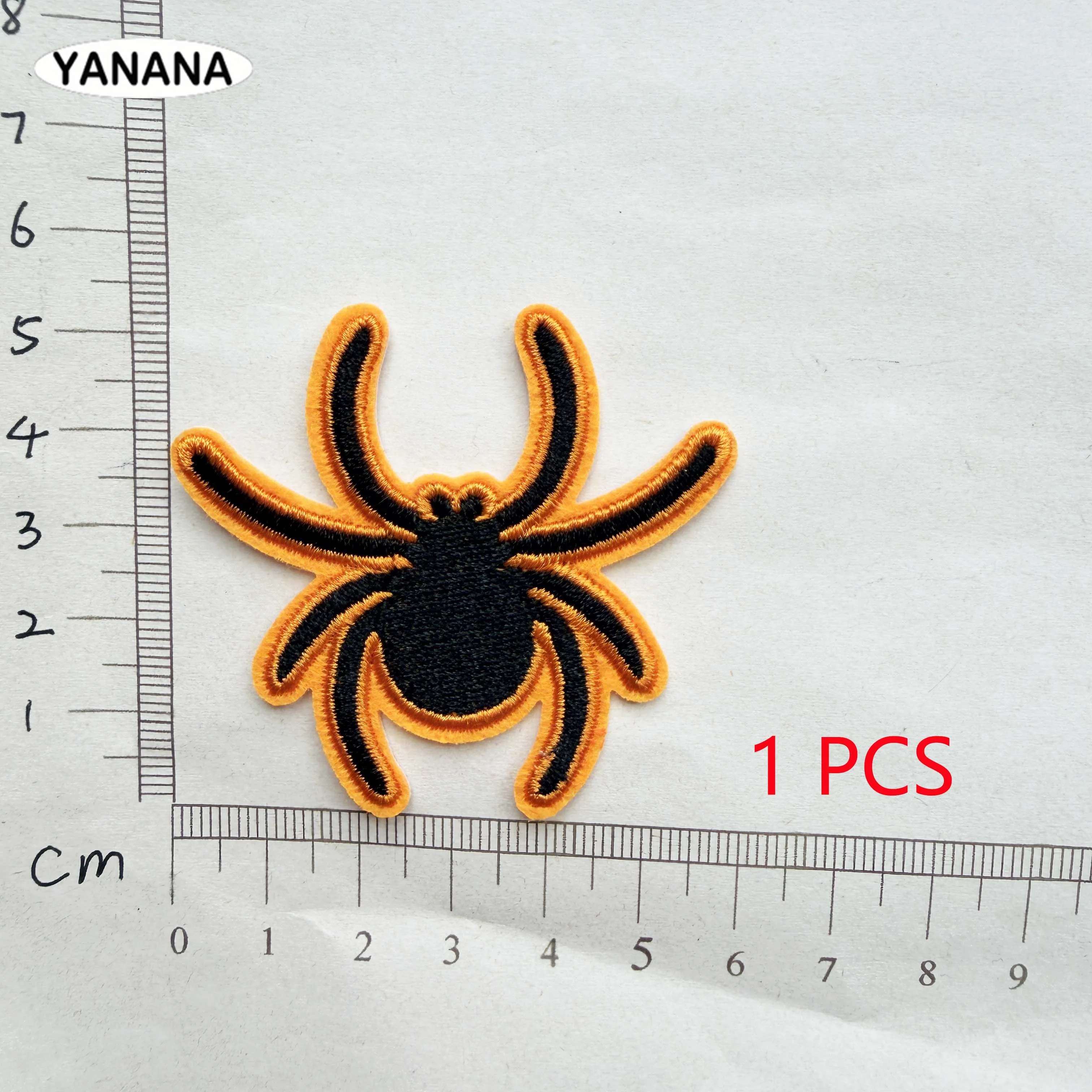 Spider Bat Iron On Patch Embroidered Patches For Clothing DIY Patches On Clothes For Bag Jacket Applique Badges Sewing Stickers 2