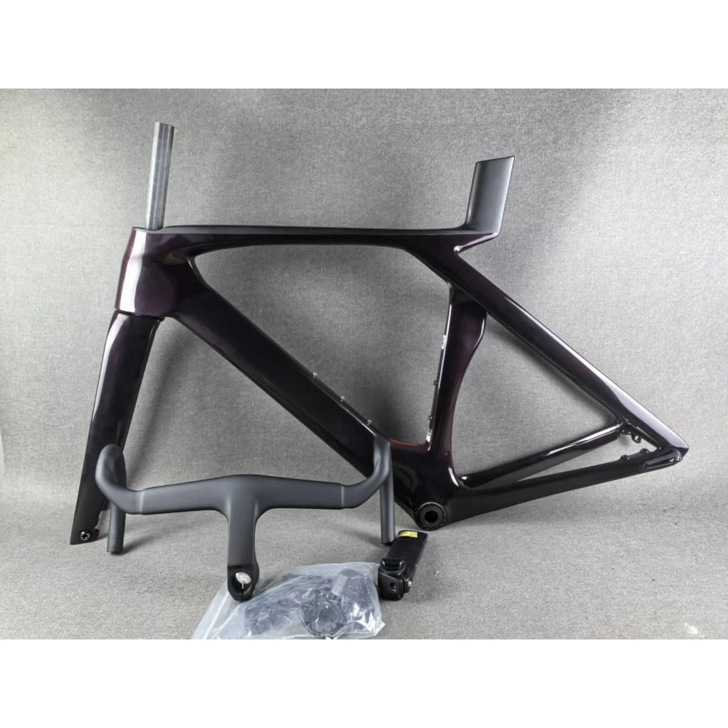 

SLR GEN7 Road Carbon Frameset Speed Bike Frame T47 T1000 Disc Brake Racing Bicycle Frames+Handlebar Custom Painting Logo DPD 28