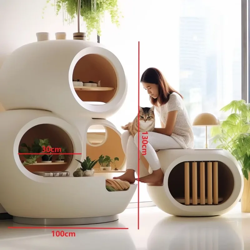 

Scratching Post Large Scratcher Tree Tower Wooden Tree House