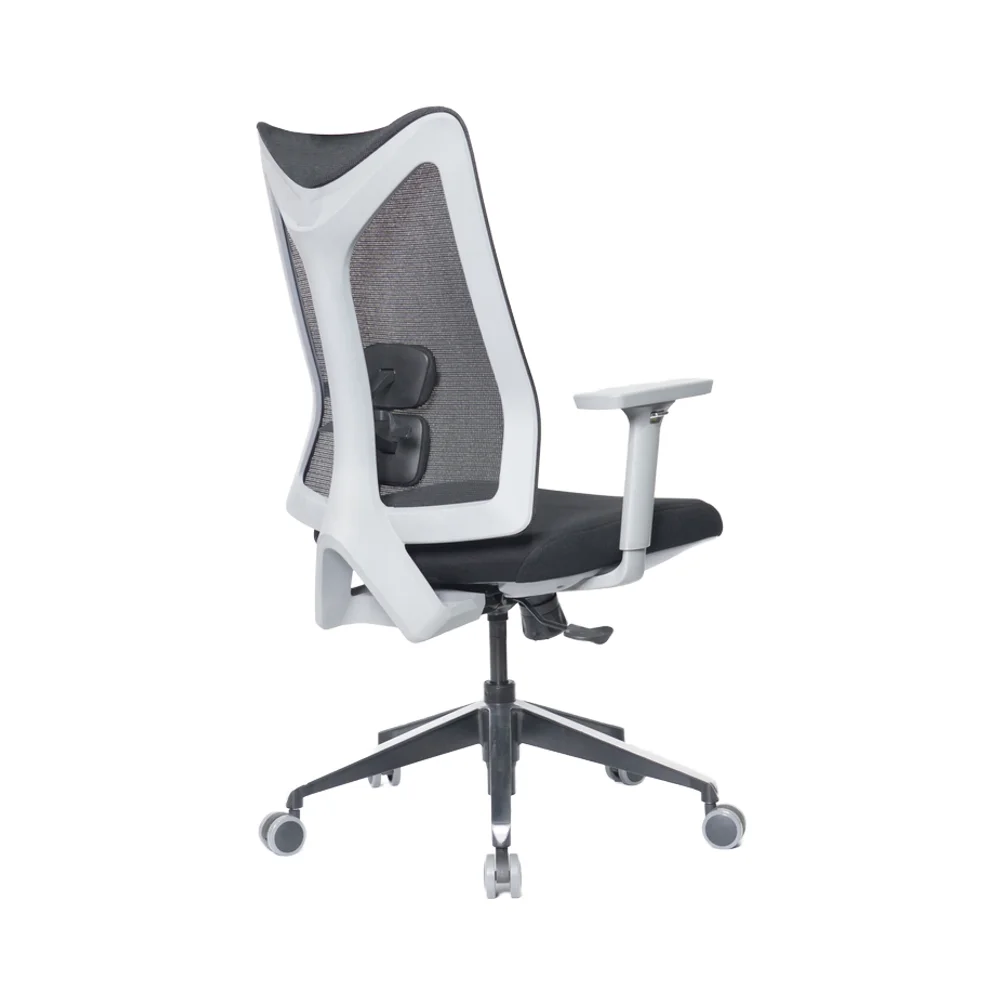 Mid-Back Mesh Office Chair Ergonomic with Armrest Modern Design Conference Chair Fabric Material 03 Model