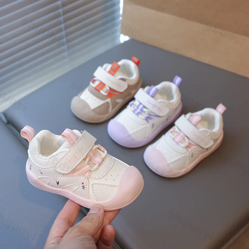 

Детские повседневные кроссовки, осенняя детская спортивная обувь, удобная модная уличная нескользящая обувь для мальчиков и девочек для малышей