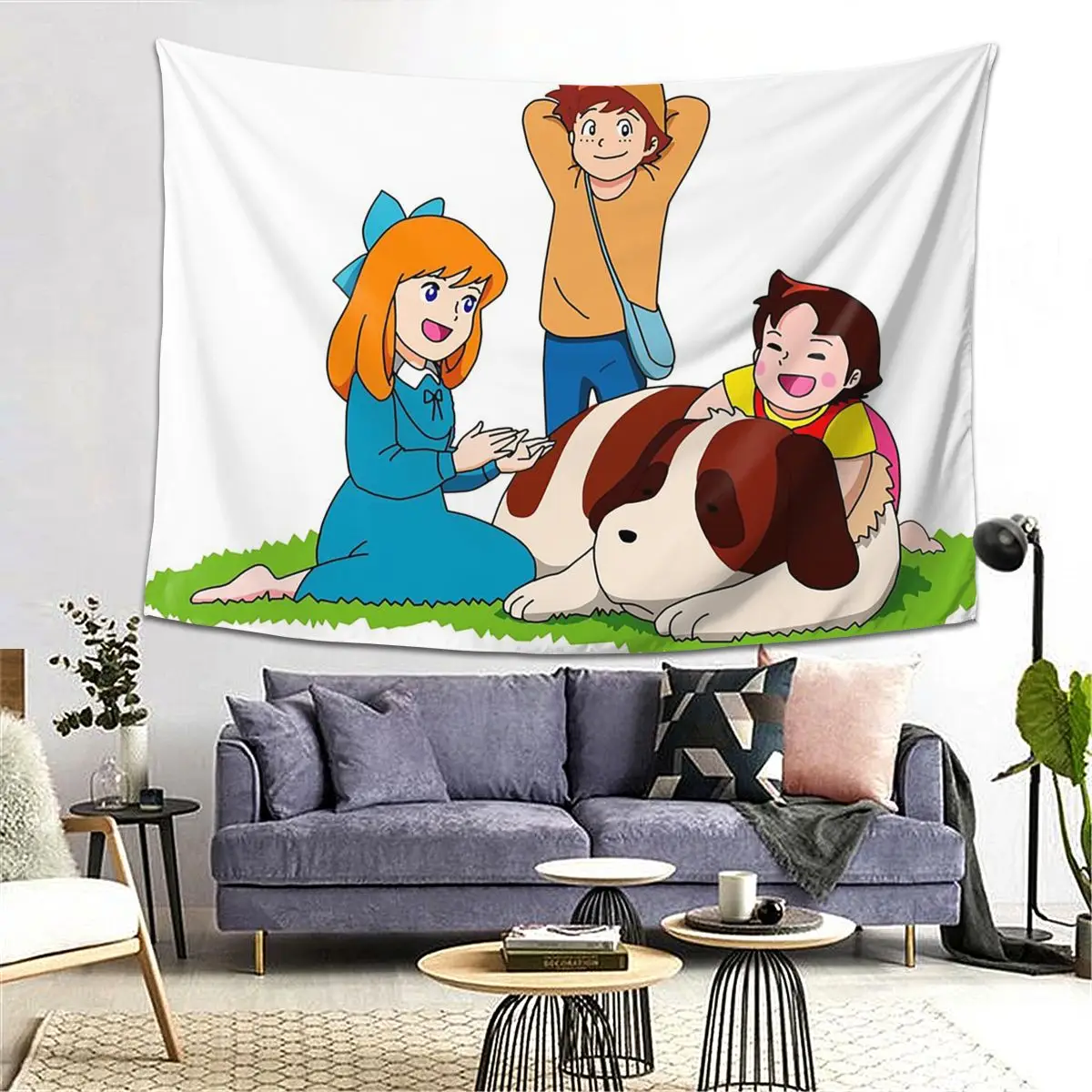 

Heidi Tapestry Decoration Art Aesthetic Tapestries for Living Room Bedroom Home Wall Cloth Wall Hanging