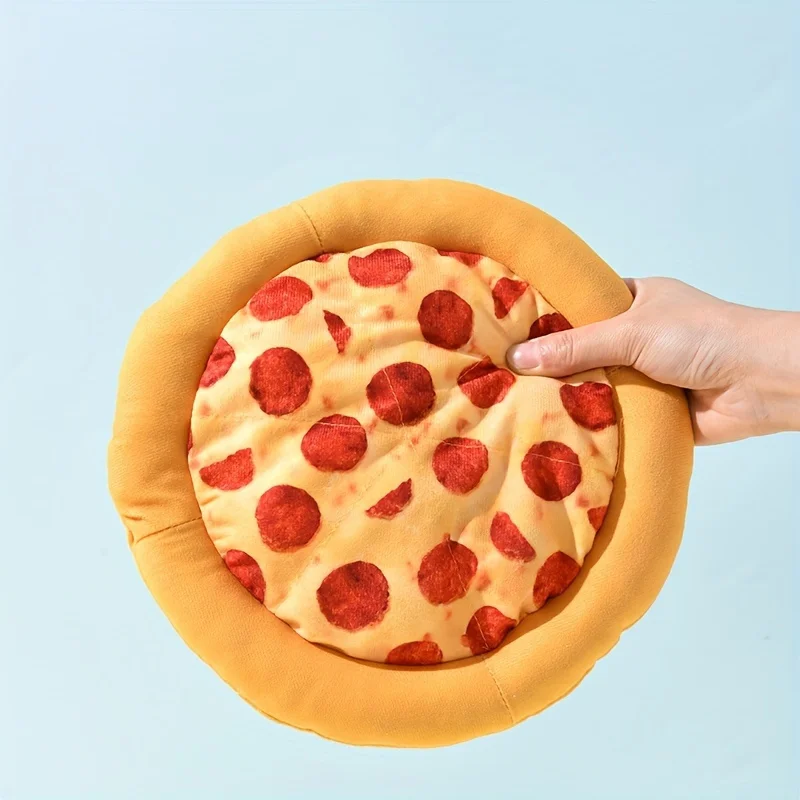 Squeaky Plush Pizza & Shrimp Dog Toy 3