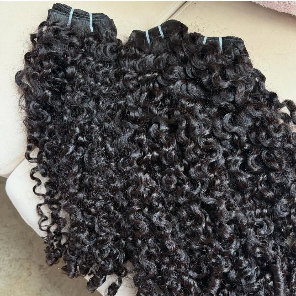 Virgin Human Hair Bundles With HD Lace Closure Indian Curly Burmese Curly Hair Extensions Cuticle Aligned High Quality ForWomen