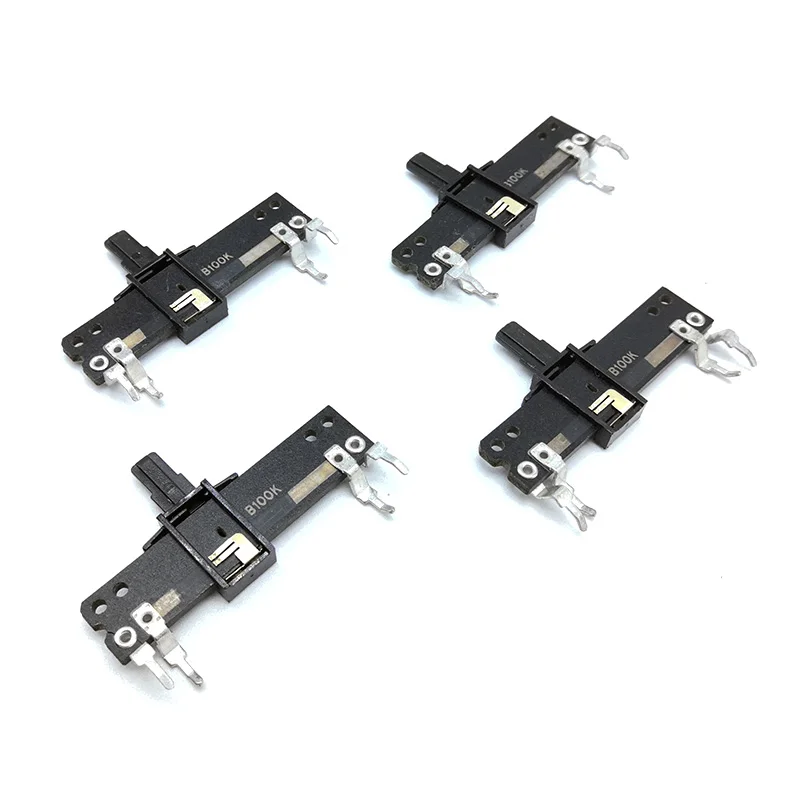 5 pcs 40mm straight slide fader single potentiometer B100K straight slide potentiometer stroke 28mm