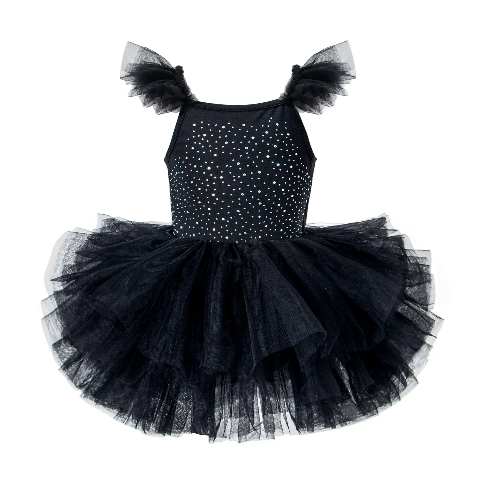 New Girl Ballet TuTu Dress 2-8 Ys Fashion Professional Kids Dancing Party Dress Performance Costume Princess Wedding Dress L525