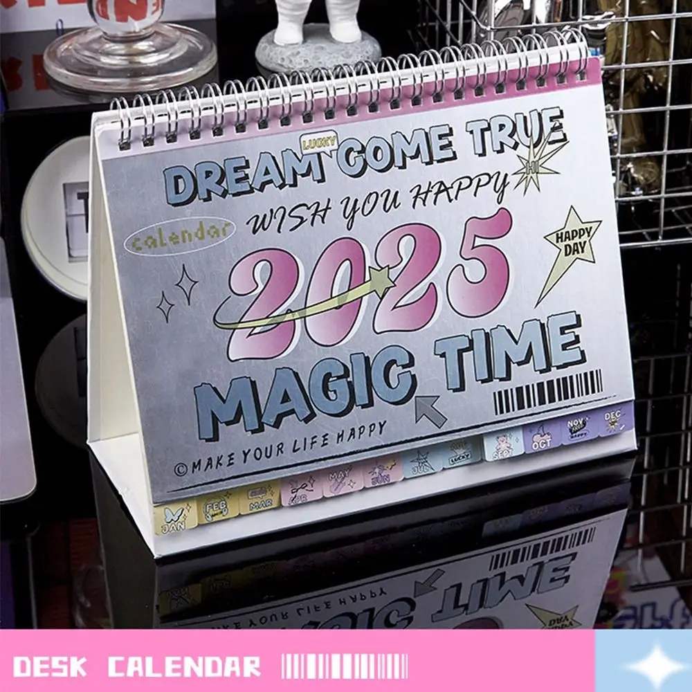 デスク用スタンディングフリップカレンダー、月間スケジュール、アメリカンスタイル、シルバートゥドゥリスト、セプテンバー2025、2022