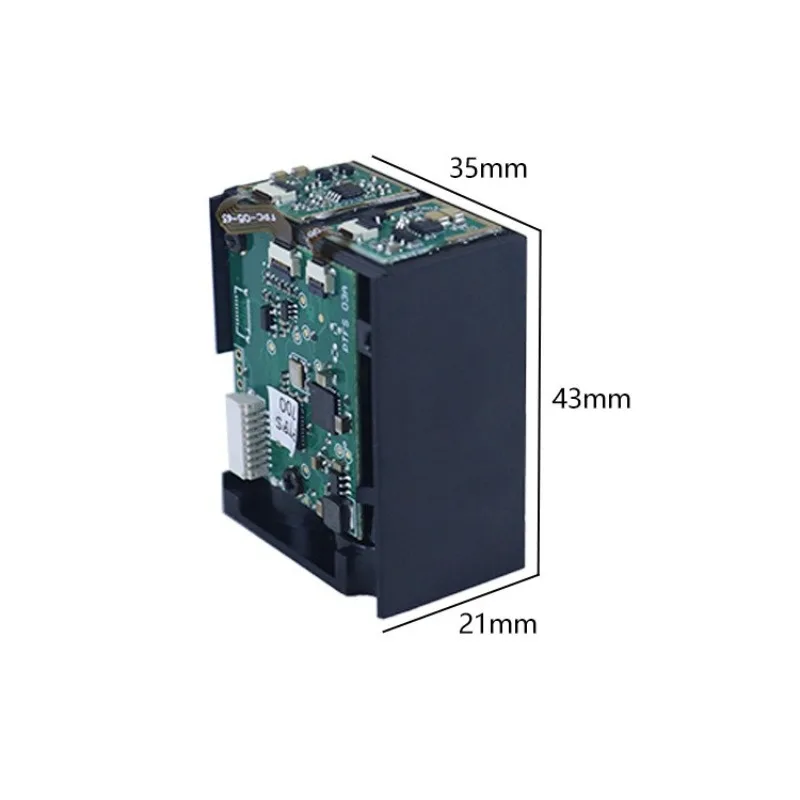 Módulo de alcance de telêmetro de 200M Sensor de telêmetro externo UART de 400m
