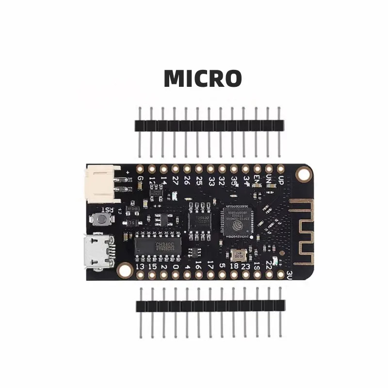 MicroPython ESP32 Development Board V1.0.0 Rev1 with WiFi Bluetooth 4MB Flash for Electronics Projects