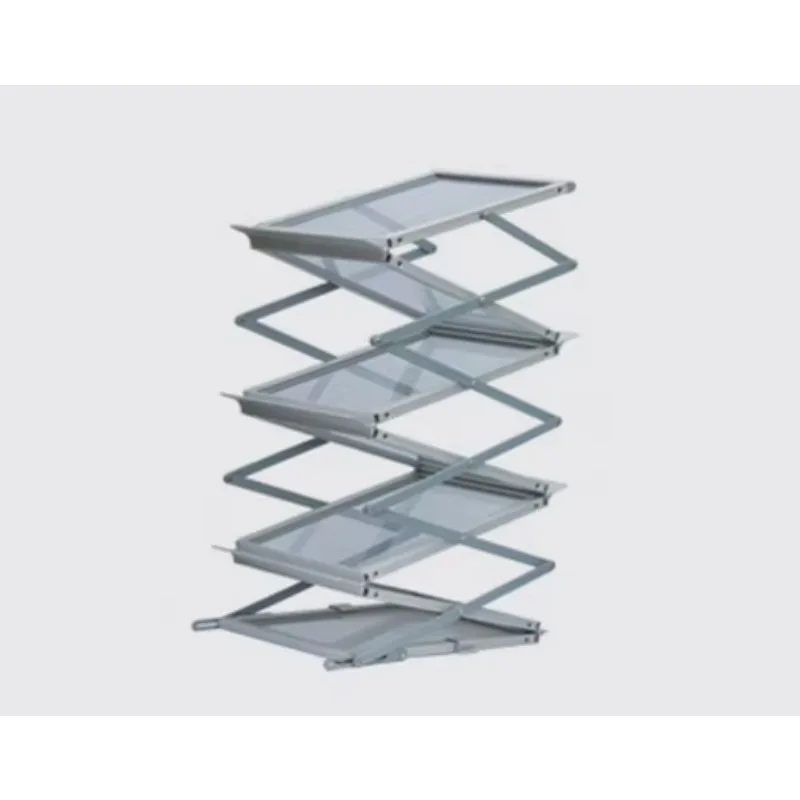 Aluminium Acrylic Brochure Holder & Catalogue Shelf, Document Display Rack for Trade Show & Hotel Magazine Display