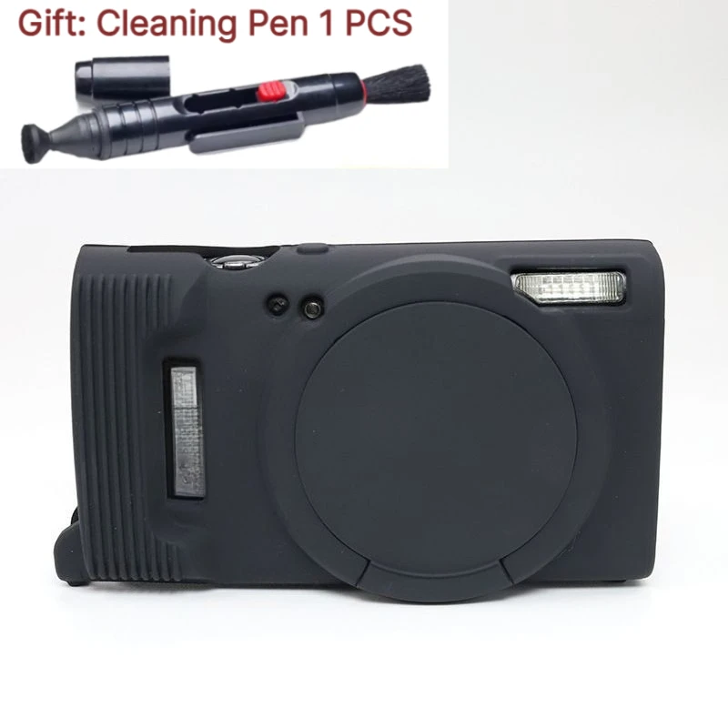Protective case camera bag Anti-drop silicone cover For Canon Powershot ELPH 360 HS/IXY 650/IXUS 285 HS +1 PCS Free Cleaning Pen
