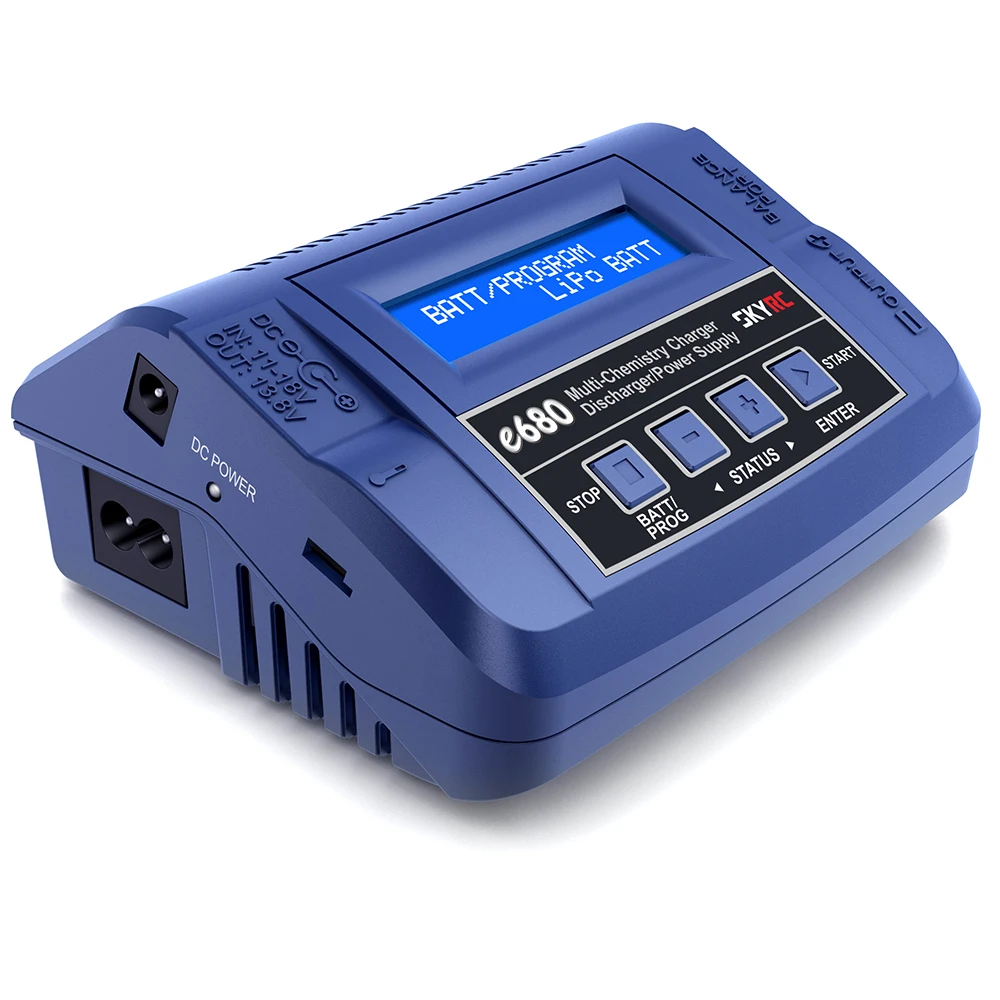 E680 80 واط 8A شاحن ميزان ذكي مفرغ التيار المتناوب/تيار مستمر OTP OVP محمي لبطارية RC 1-6S Lipo Li-ion LiFe NiCd NiMH PB