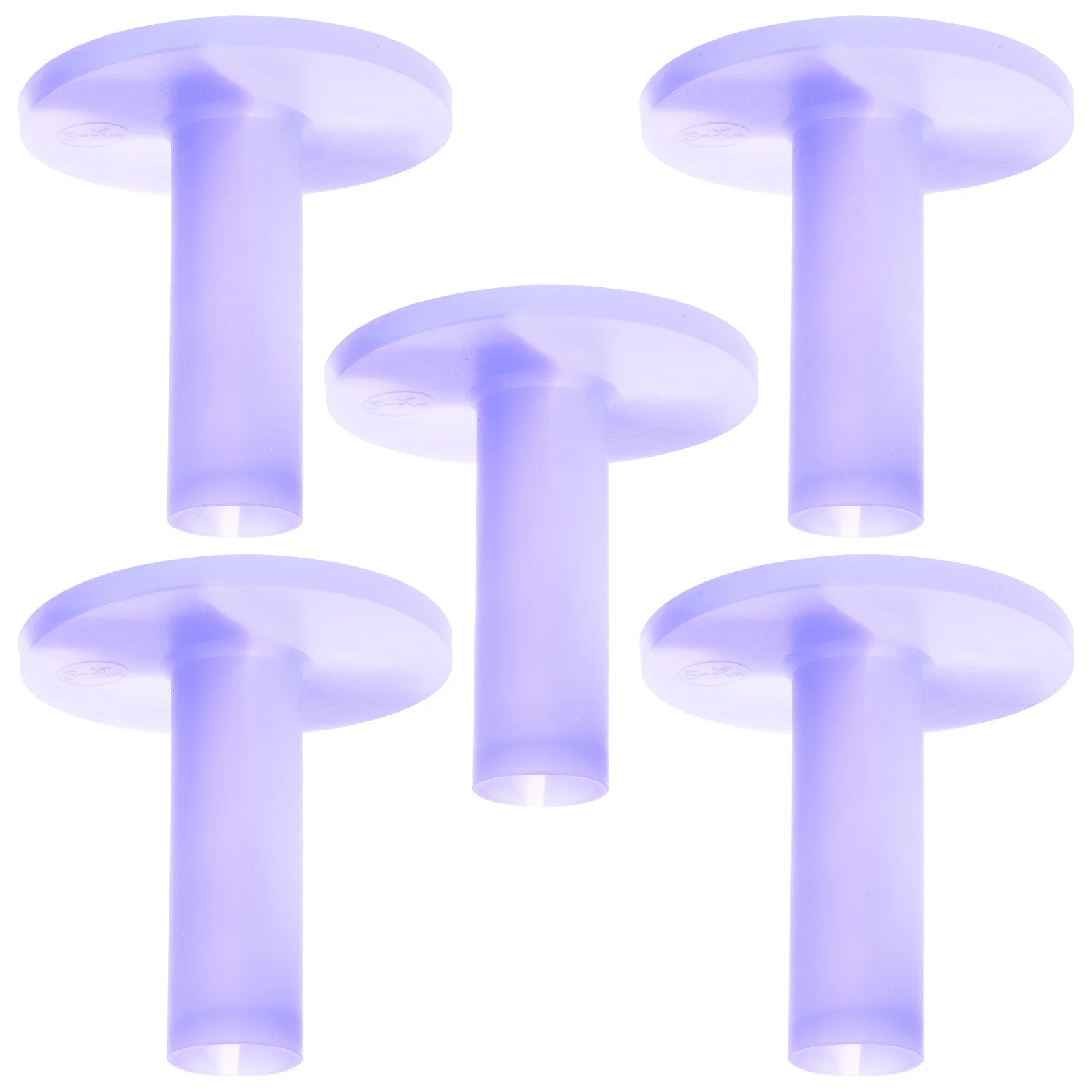 

5pcs Golf Tees Golf Ball Holders Flexible Rubber Tee For Driving Range Practice Wear-Resist Long Roll Stable Convenient