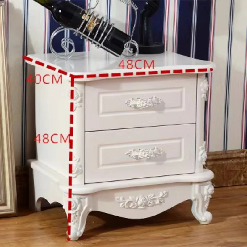 Luxury Bedroom Bedside Table Drawers Modern Beds Living Room Bedside Table White Home Muebles Para El Hogar Furniture Decoration