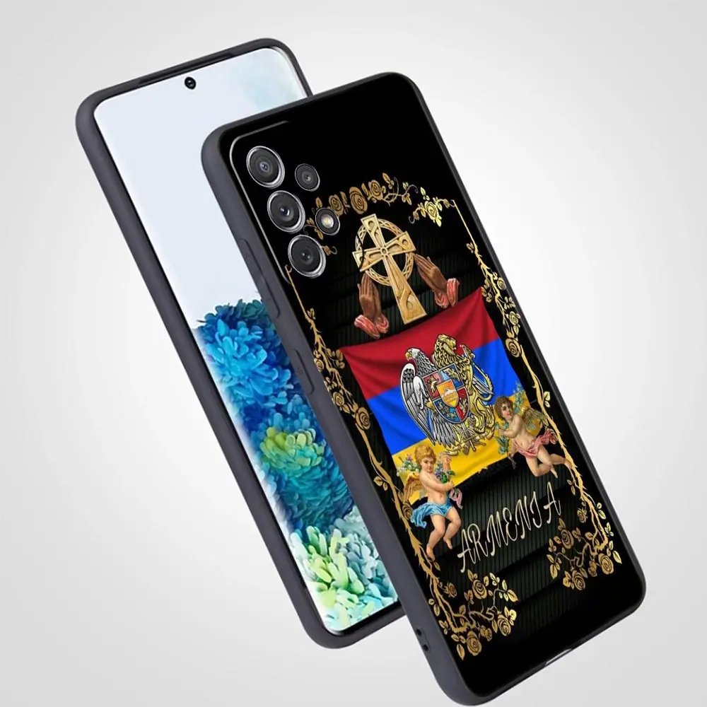 Armenia Armenian Flag Phone Case For Samsung Galaxy A13 A51 A71 A41 A31 A21S A11 A03S A12 A32 A52 A22 A23 A33 A53 A73 5G Cover