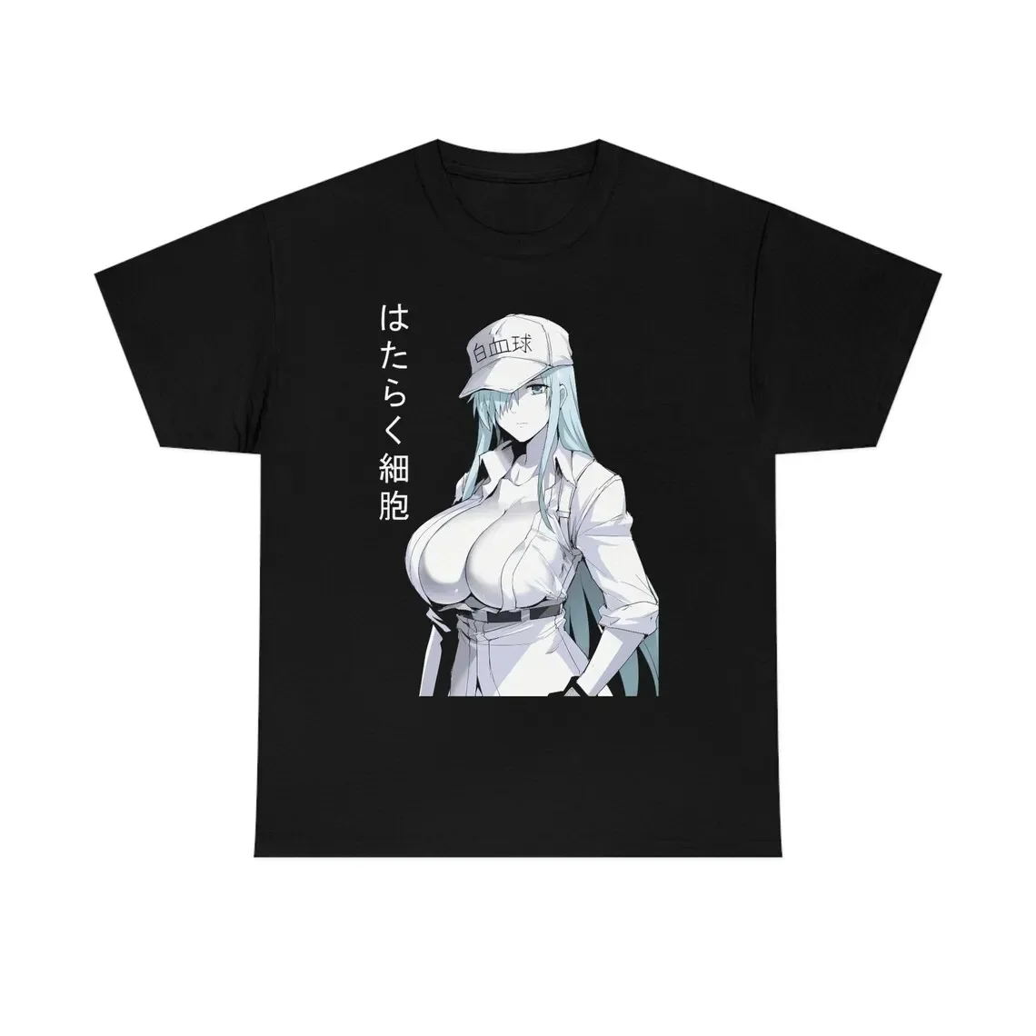 

Casual Fashion Crew Neck Short Sleeve Men Women Large Size T shirt Japanese Anime Cells at Work Graphic Printed T-Shirt